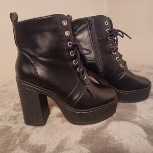 Platform Ankle Boots